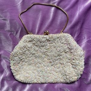 Vintage 80s beaded small bag